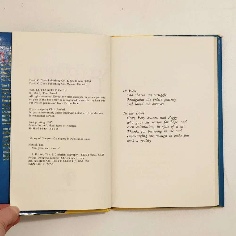 You Gotta Keep Dancin': Psalm 30:11 by Tim Hansel